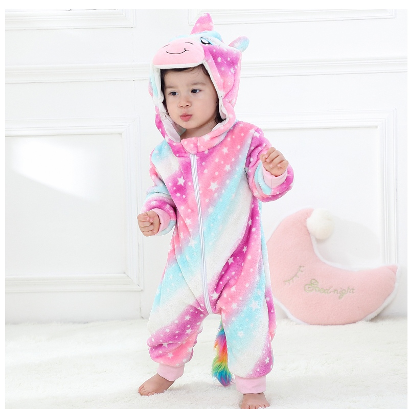 Vêtements bébé 100% coton animal mignon panda boy rompers Animal à capuchon