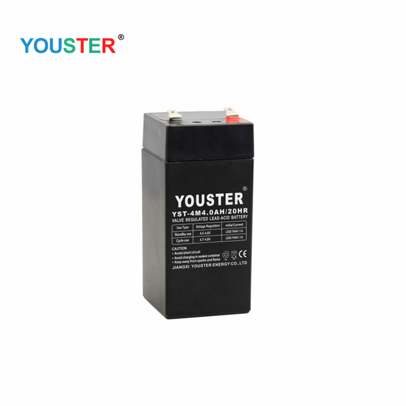 Factory Direct Sell Agm Battery Lead Acid Storage Battery 4V4AH pour le système d'échelle