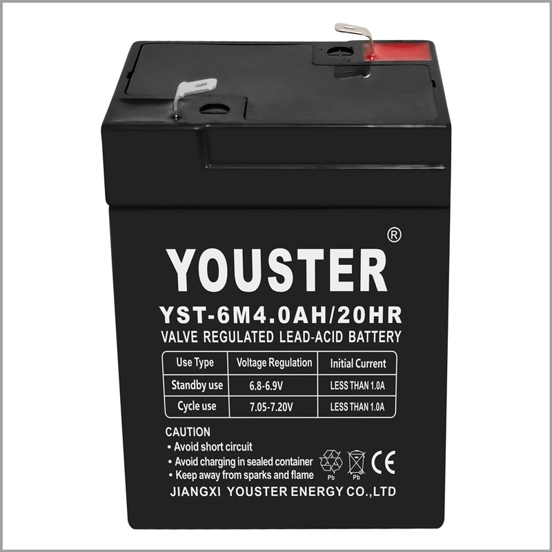 Batterie AGM longue durée de vie sans entretien, batterie au plomb 6v5ah pour l'éclairage de secours