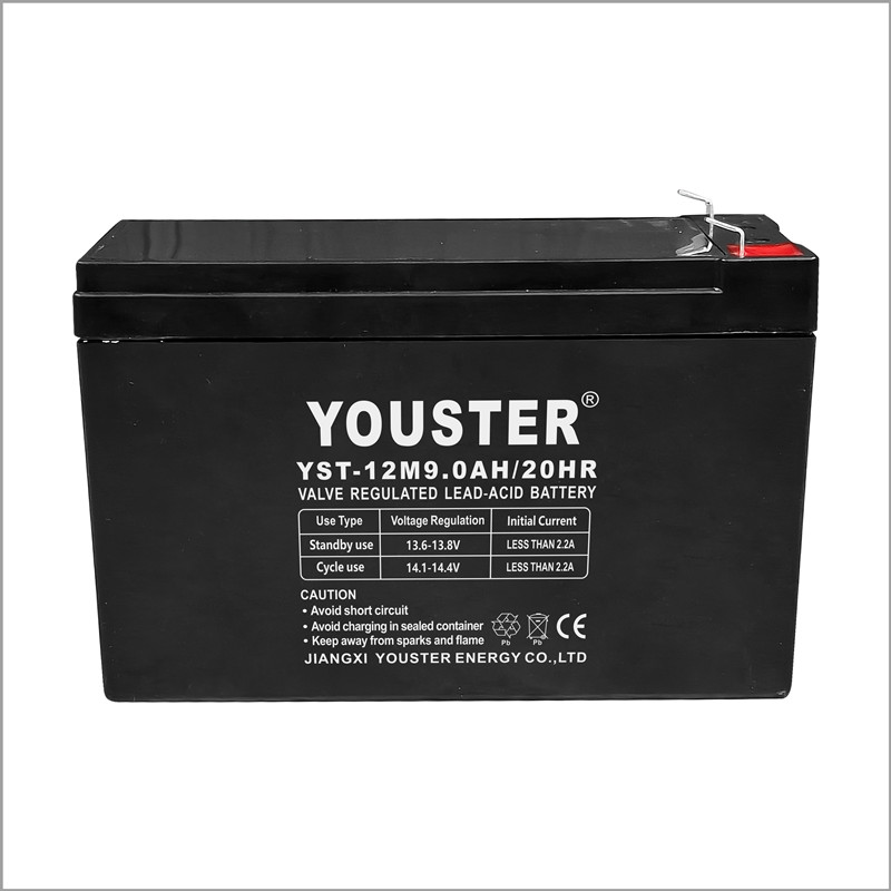 Batterie à cycle profond rechargeable au plomb 9aH 12V à broche directe de l'usine pour le Système UPS