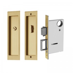 1801-BK MODERNE RECTANGULAIRE POCKET SLIDING DOOR MORTISE LORTISE, HORD TAY PURT PORTER POUR FONCTION DE PRINANCE