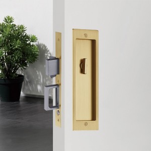 1801-BK MODERNE RECTANGULAIRE POCKET SLIDING DOOR MORTISE LORTISE, HORD TAY PURT PORTER POUR FONCTION DE PRINANCE