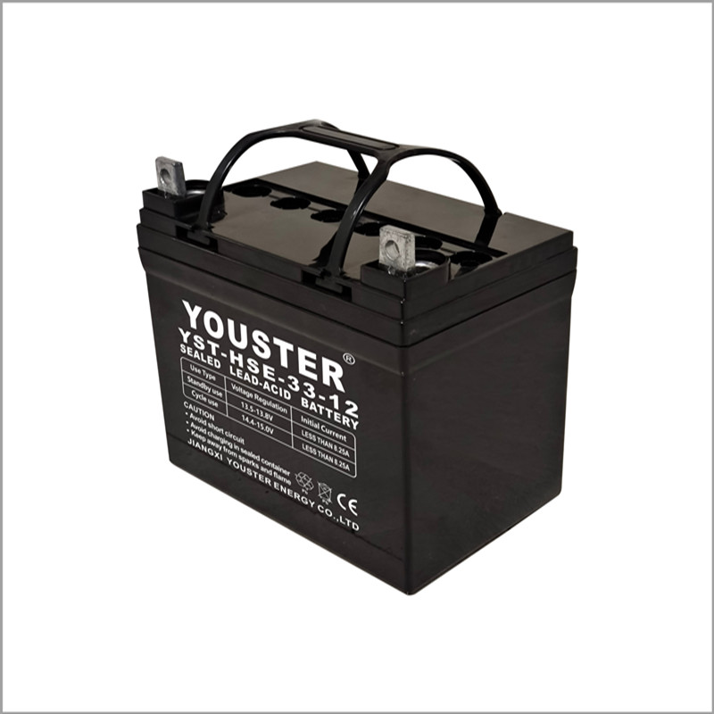 Agm de vente directe d'usine 12V33AH Long Life Batteau à cycle de plomb profond du système solaire