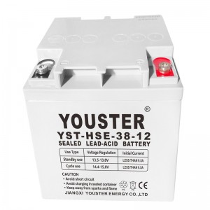 Fabricant de Chine Rechargeable Acide de plomb VRLA 12V 38AH Système d\'alimentation solaire Batterie de plomb