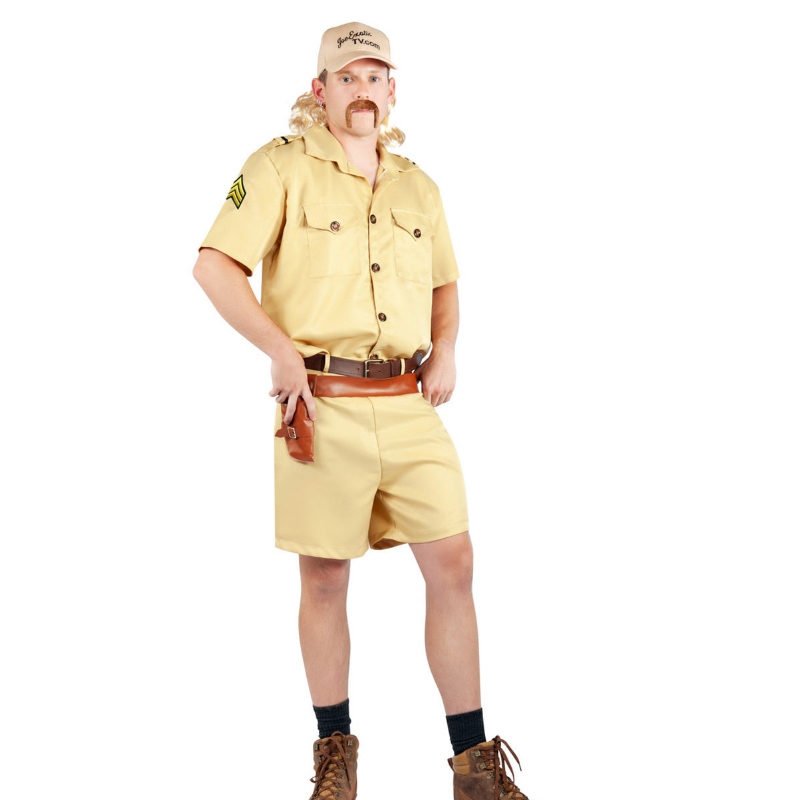 Homme Joe exotique gardien de zoo costume
