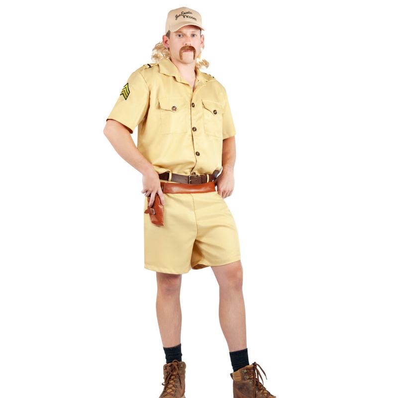 Homme Joe exotique gardien de zoo costume