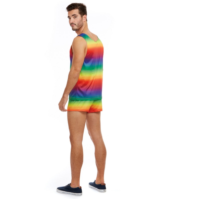 Vêtements arc - en - ciel pour hommes