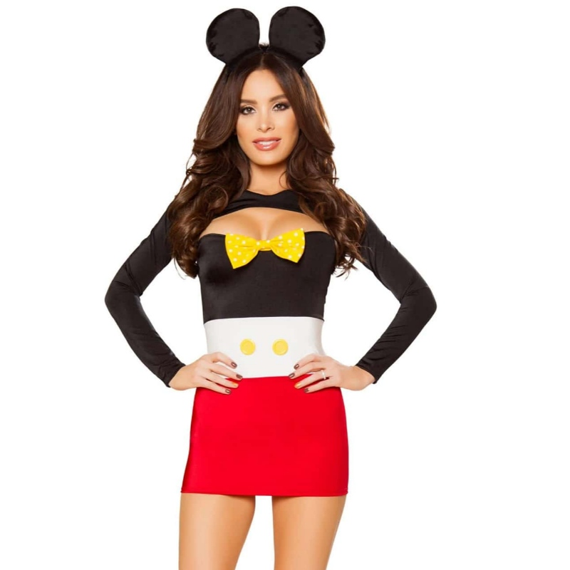 Vilaine robe de femme et de souris