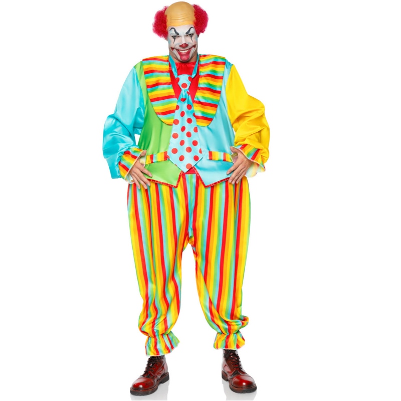 Costume de clown de cirque pour hommes