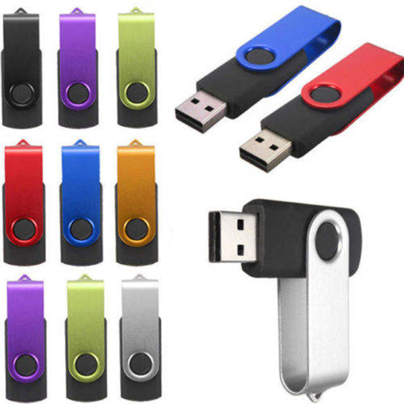 Nouveau lecteur de stylo USB 4 go 8 Go 16 Go 32 go clé USB rotative couleur petite clé USB Flash