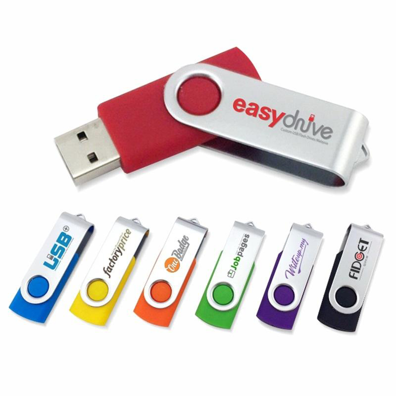 Nouveau lecteur de stylo USB 4 go 8 Go 16 Go 32 go clé USB rotative couleur petite clé USB Flash