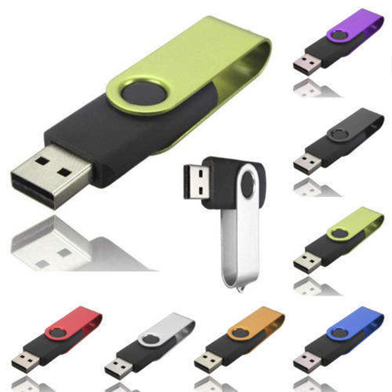 Nouveau lecteur de stylo USB 4 go 8 Go 16 Go 32 go clé USB rotative couleur petite clé USB Flash