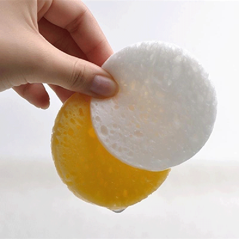 éponge faciale comprimée éponge de cellulose protection de l'environnement éponge naturelle de cellulose comprimée