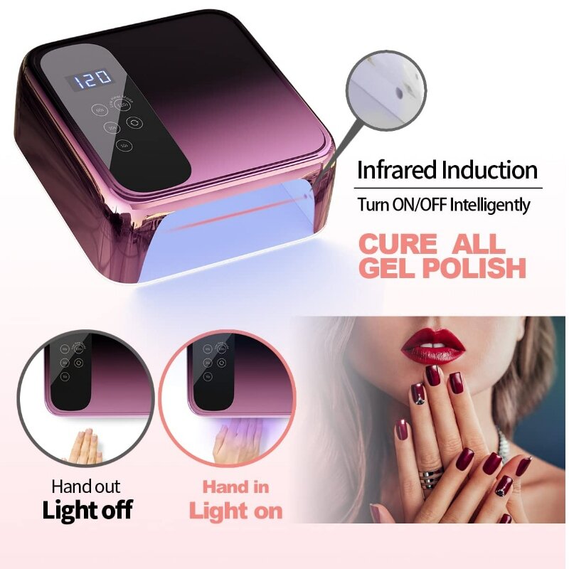 M & R 602pro lampe à ongles LED sans fil