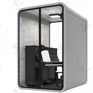 Studio portatif amovible Home Steel insonorized Table Chair Office insonorized POD Office telephone cabine Indoor Working Conference module