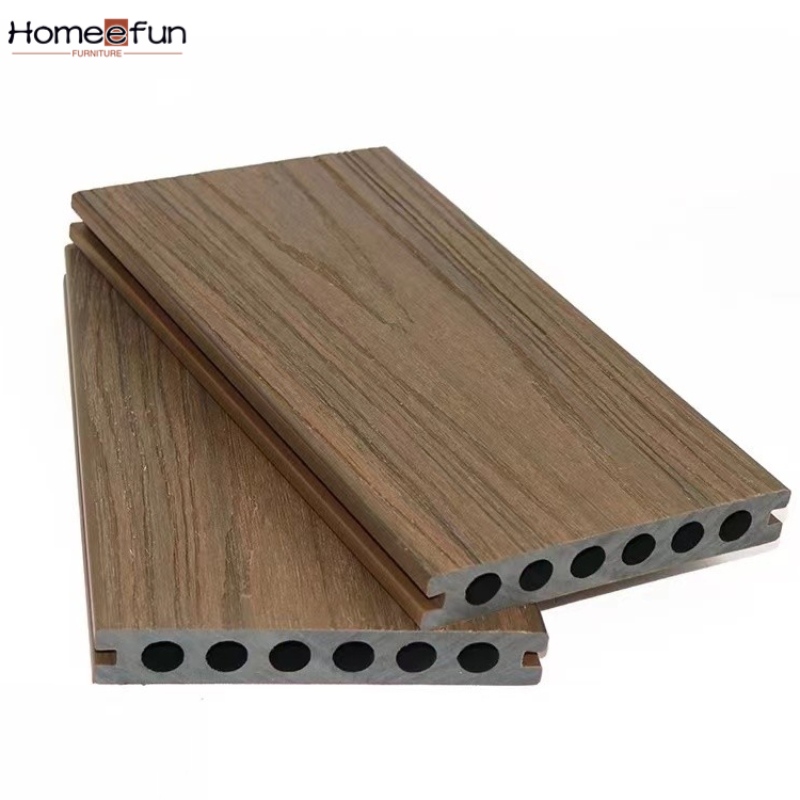 2022 revêtement de sol extérieur composite bois - plastique moderne résistant à la chaleur et à l'eau facile à installer produits de panneaux de plancher WPC