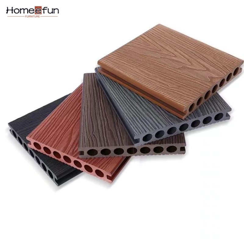 2022 WPC 3D stratifié stratifié en bois stratifié en plastique antidérapant plancher composite en bois extérieur plancher de jardin