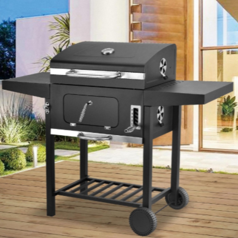 Modern Commercial large portable outdoor Charcoal grill Backyard Party Grill
