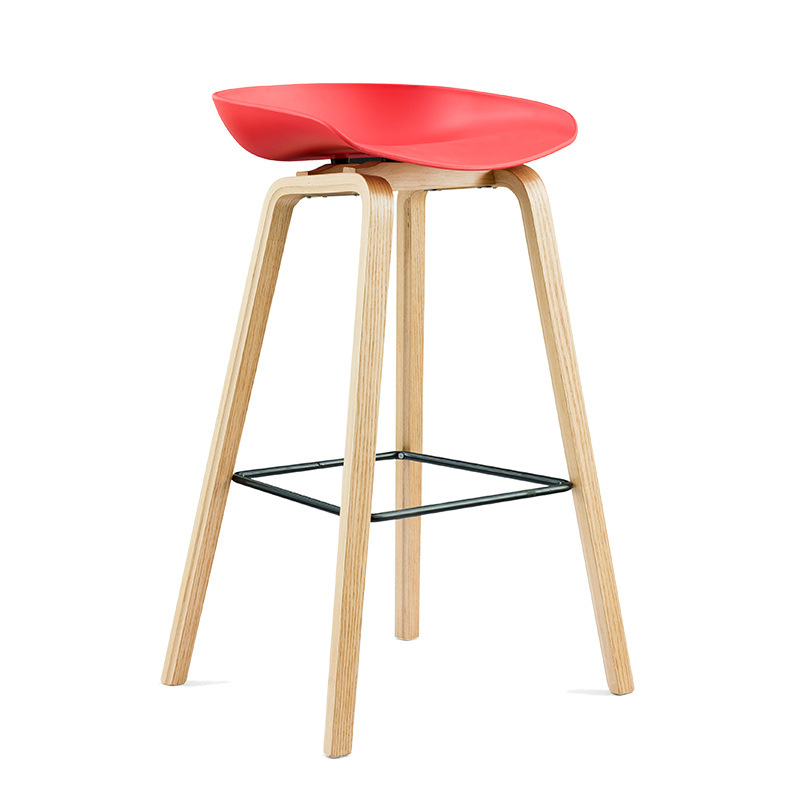 Chaise de restauration club moderne chaise haute chaise en plastique coloré en plastique de café chaises