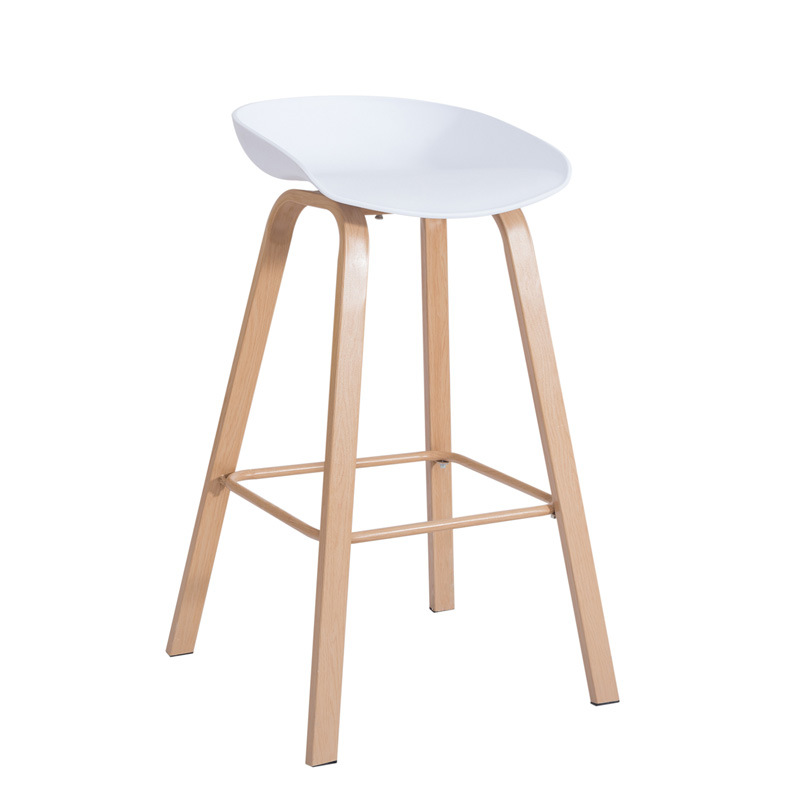 Chaise de restauration club moderne chaise haute chaise en plastique coloré en plastique de café chaises