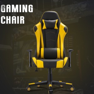 Gamer Pu Leather Racing Gaming Chaise pliable chaise de jeu Bureau de jeu Calage de jeu Calage de jeu avec lumière LED