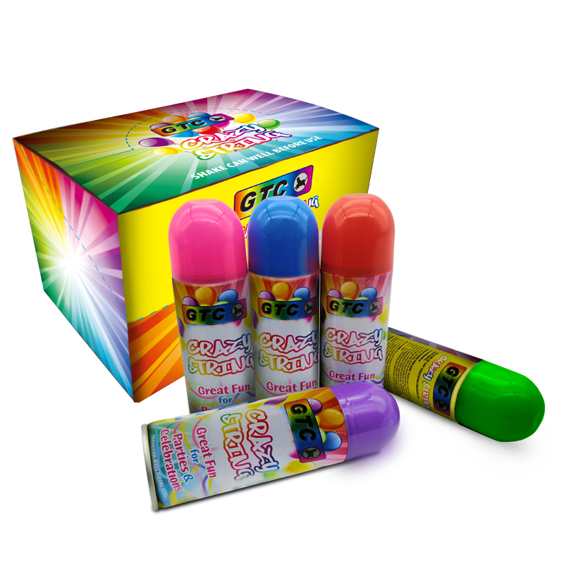 Confetti de mariage en gros, ruban de couleur de spray deneige