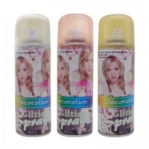 Couleur de cheveux pulvérisation des cheveux et des paillettes corporelles distributeur de poudre pull pull pulvérisateur