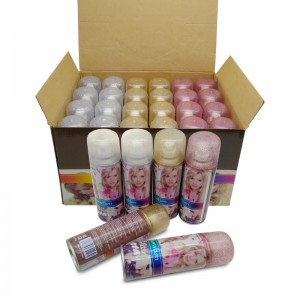 Couleur de cheveux pulvérisation des cheveux et des paillettes corporelles distributeur de poudre pull pull pulvérisateur