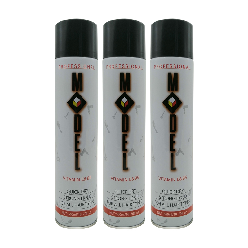 Spire de coiffage Spray Hairspray Étiquette privée Extra Hold Hair Spray
