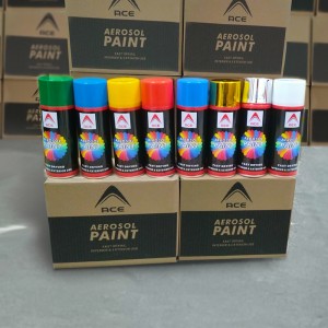 Peinture à la peinture en aérosol à portée de main peinture à séchage rapide