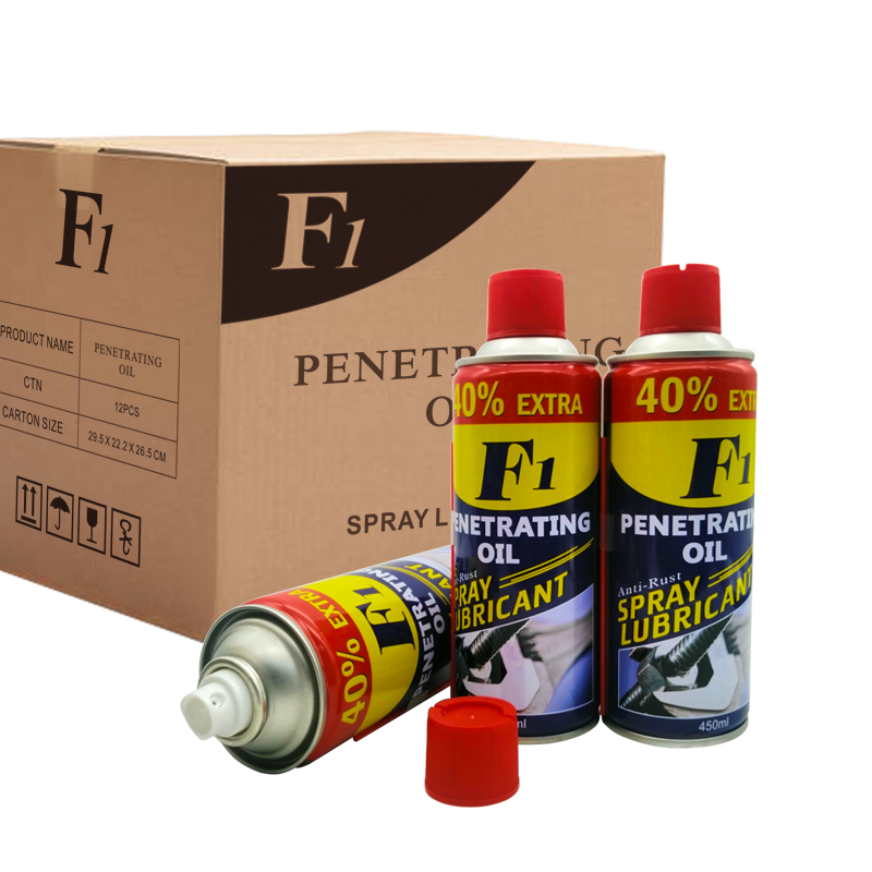 Huile pénétrante de lubrifiant pulvérisé