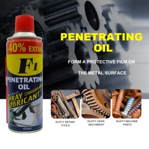 Huile pénétrante de lubrifiant pulvérisé