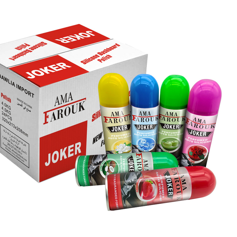 Prix ​​d'usine Car Silicone cire polonaise Auto Shine Dashboard Spray polonais pour la voiture intérieure propre