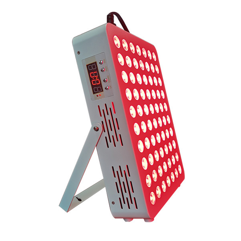 Dispositif de thérapie rouge, 660nm de lumière rouge et luminothérapie LED infrarouge 850 Nm, avec minuterie et télécommande, dispositif de soulagement de la douleur articulaire et musculaire, thérapie luminaire LED infrarouge infrarouge pour le visage