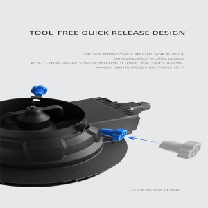 Épandeur du système de semis de drones agricoles
