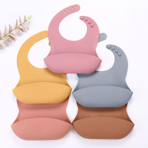 Baby Bibs Silicone Bib Alivable imperméable Table Varelle Food Grade Bibs