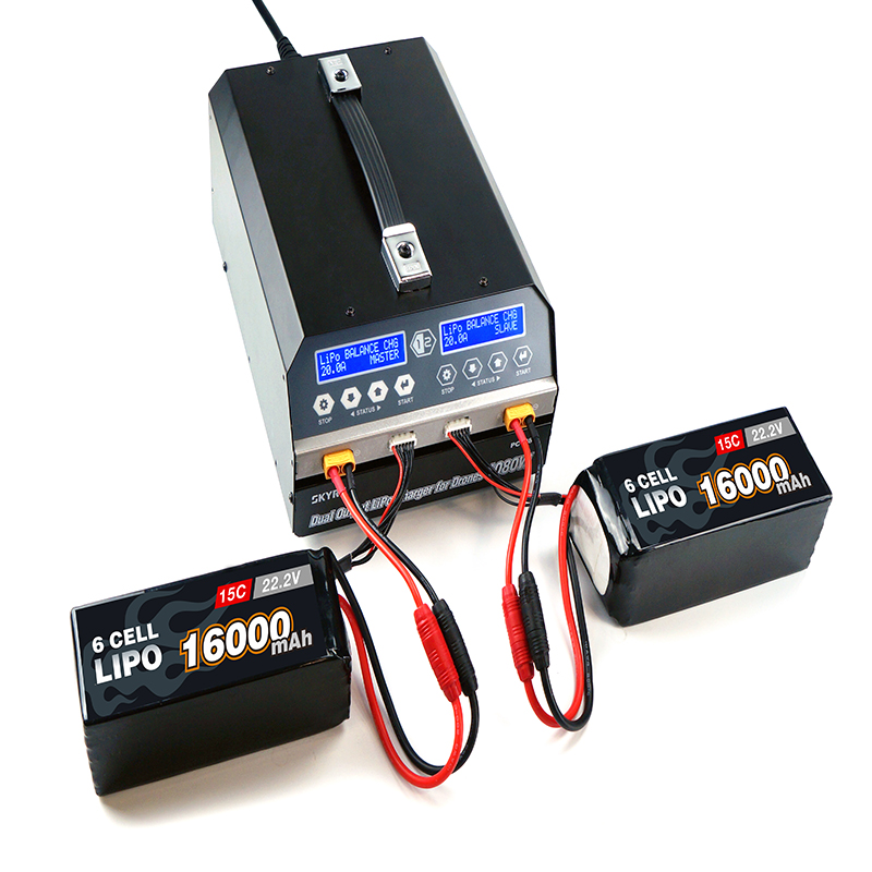 Chargeur de drone agricole Lithium Battery Chargeur Fast PC1500.2500.3000.2100.1080 est en stock