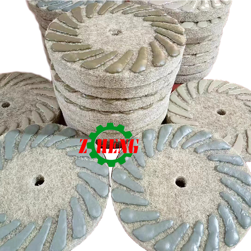 Tampon de polissage en béton \\ pavé de polissage NTONE