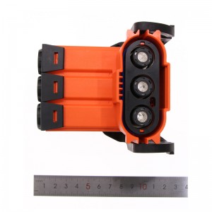 Nouveaux véhicules d\'énergie Connecteur de courant élevé 200A Connecteur de poignée de bouche de coude à 3 broches