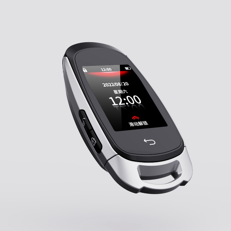 Clé de voiture de télécommande intelligente, smart automobile midage de mise àniveau d'entrée sans clé compatible avec le moteur Push Start, LCD Affichage Auto Lock&Déblocage, le tout dans une clé du matériel de FOB Key