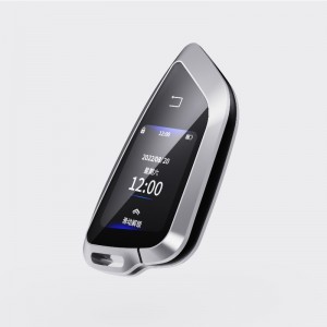 Clé de voiture LCD intelligente, entrée sans clé de mise àniveau, verrouillage automatique&Déverrouiller le démarreur de voiture à distance, les accessoires anti-vol de remplacement FOB Key, Affichage du logo du véhicule