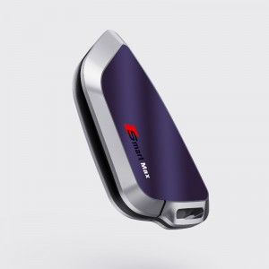 Clé de voiture Smart LCD, entrée sans clé de mise àniveau, touche de voiture violette Verrouille automatique&Déverrouiller le démarreur de voiture à distance, les accessoires anti-vol de remplacement FOB Key, Affichage du logo du ...