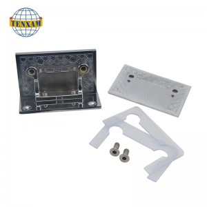 Clip en verre carré double face