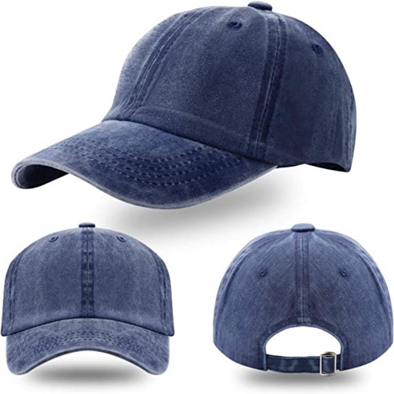 casquette de baseball lavée et en détresse