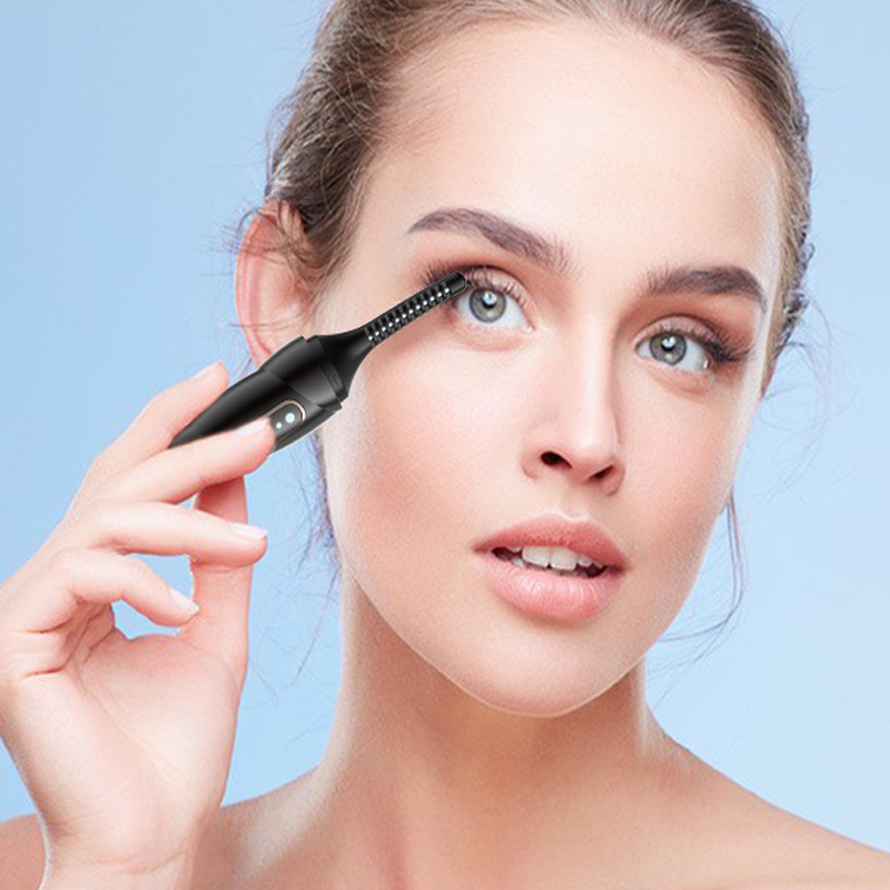 Le nouveau mini - mascara électrothermique le plus vendu, le mascara électrique rechargeable USB et le mascara réglable à 3 températures avec affichage numérique LED pour le maquillage du mascara naturel