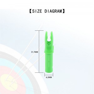 Elongarrow Arcs de tir à l\'arc ennock pour la flèche en carbone en aluminium Arc accessoires de tir à l\'arc ennock