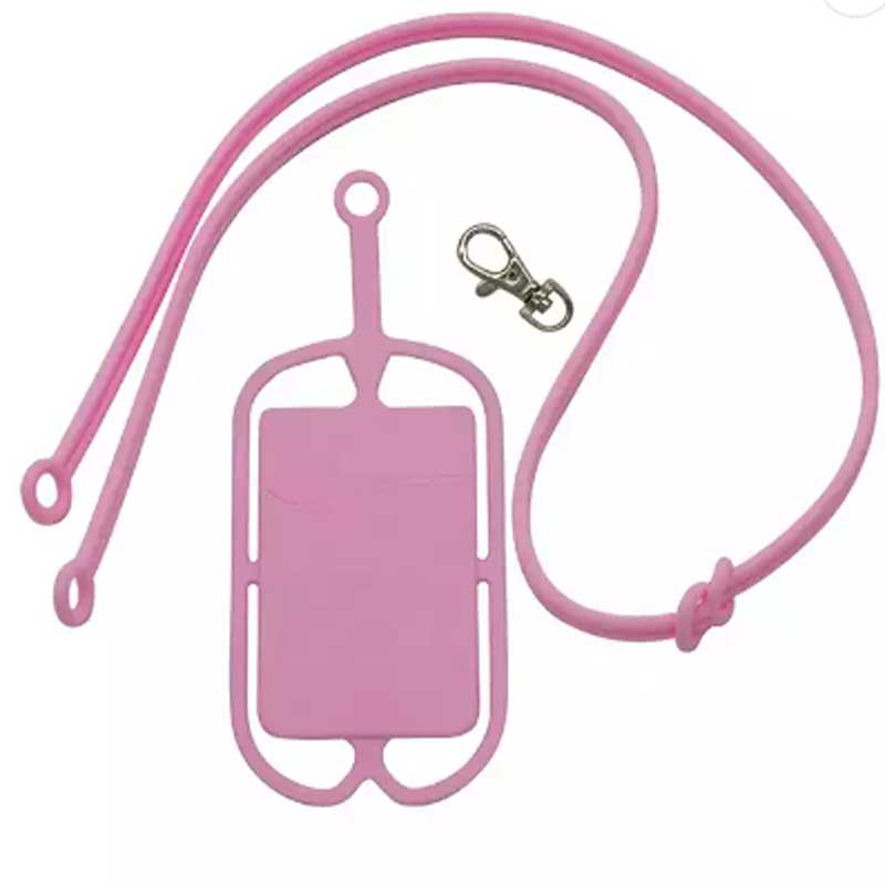 Multi couleurs Nouveau porte-anneau Téléphone portable Téléphone portable Case de téléphone portable Portez-vous avec carte de téléphone portable Pocket Siliconcone