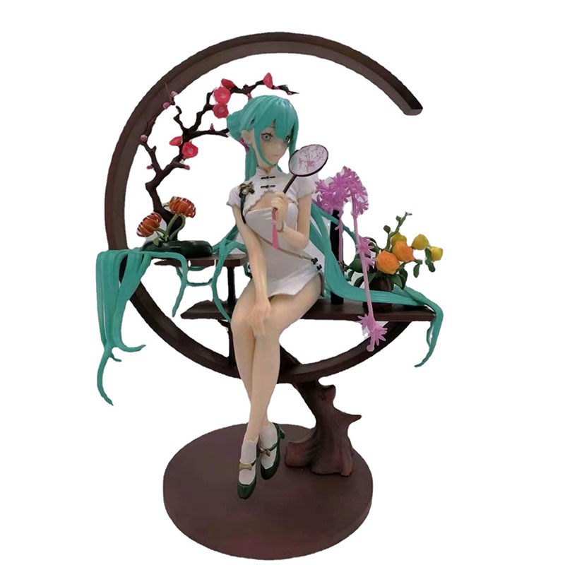 Yun xiang elle belle fille premier ton shaohua cheongsam premier ton 1/7 assis main faire le futur modèle de pendentif