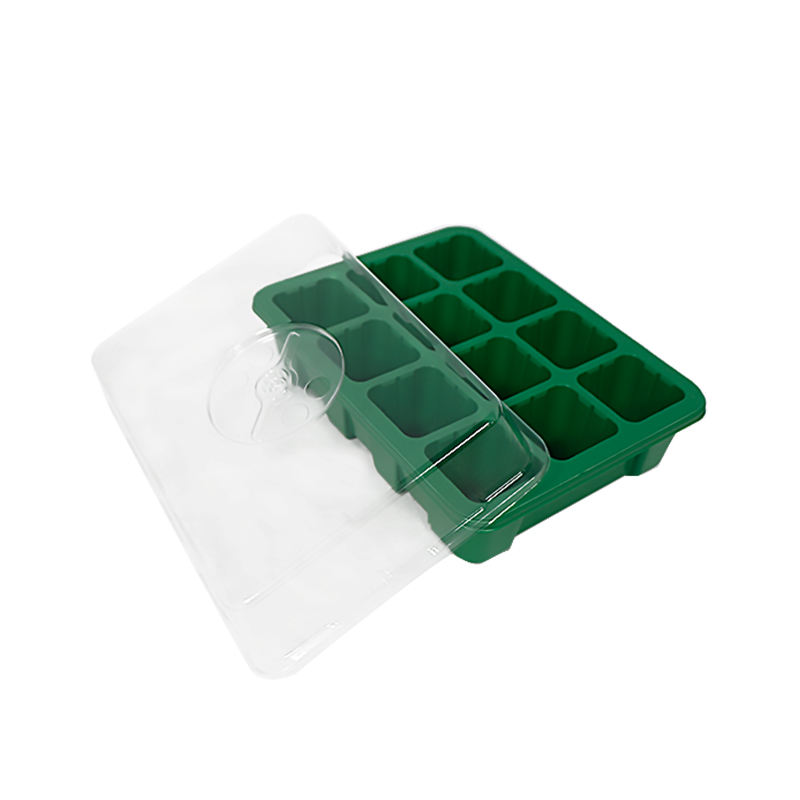 Plastique PS Mini Green House Seed Nursery Tray, Wholesale Germination Play with Dome/base