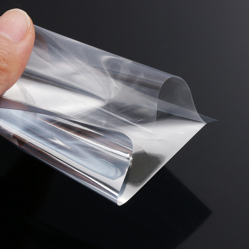 Sac en papier d'aluminium transparent